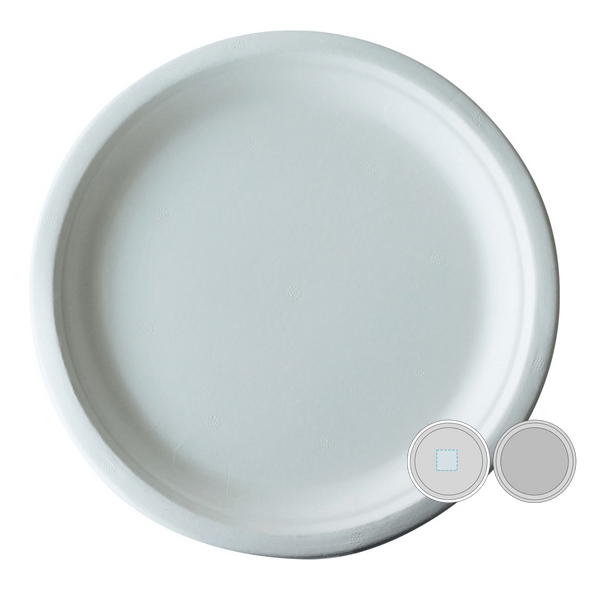 Bio Duro-plader til rund engangsbrug